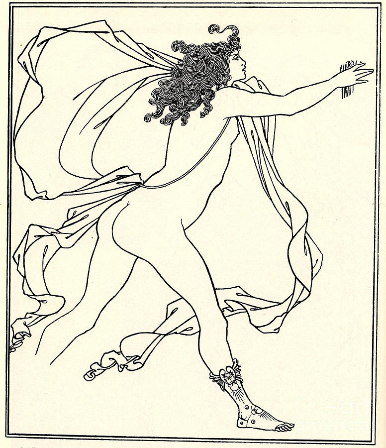 Apollo Pursuing Daphne, 1896 Drawing by Heritage Images