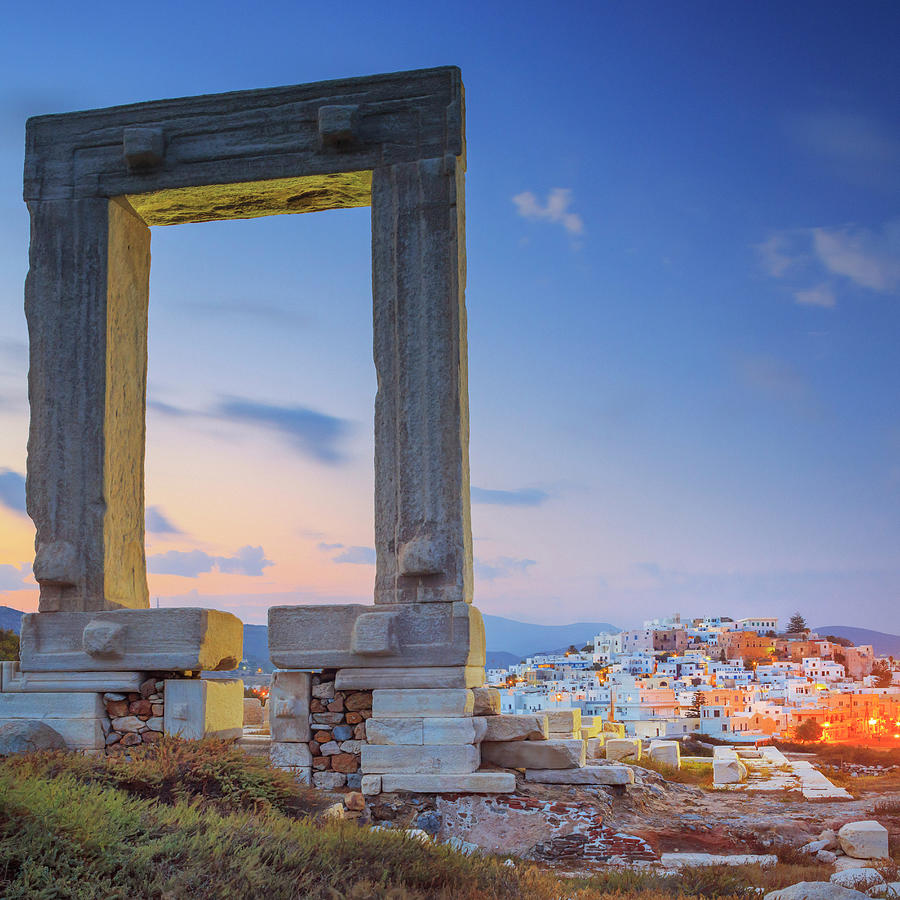 Apollo Temple, Naxos, Greece Digital Art by Maurizio Rellini