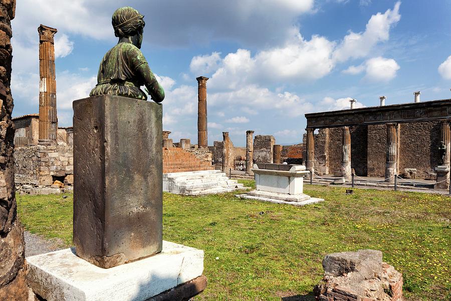 Apollo Temple, Pompeii, Italy Digital Art by Guido Baviera - Fine Art ...