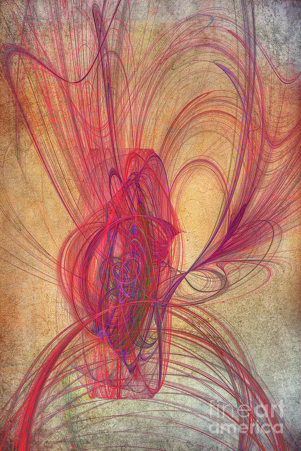 Apophysis Fractal Heartbeat Digital Art by Randy Steele