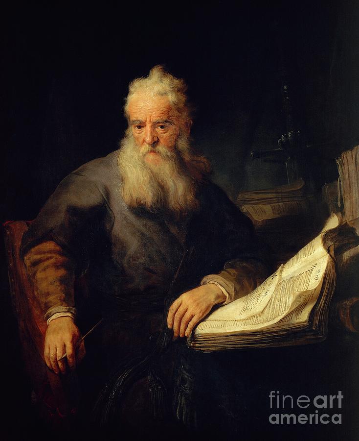 Apostle Paul, 1635 By Rembrandt Painting by Rembrandt