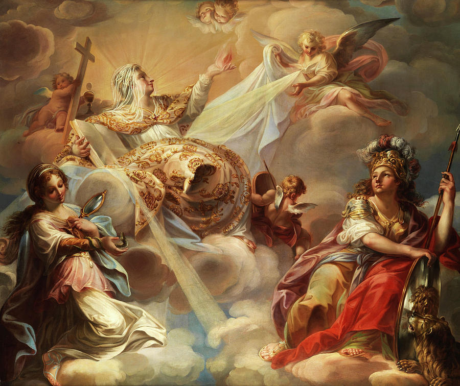 Apotheosis Painting by French 18th Century - Fine Art America