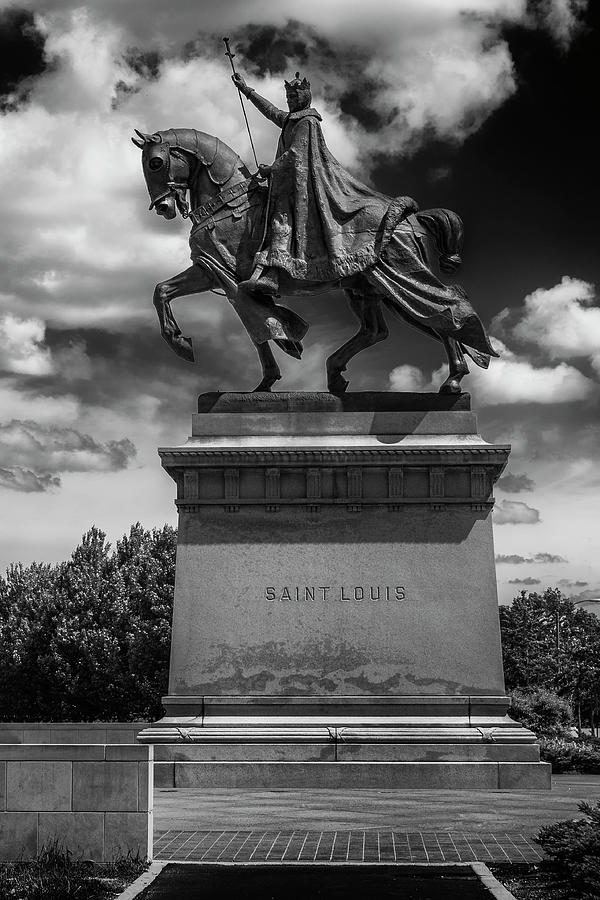 Apotheosis of St Louis_St Louis MO black and white_DSC4882-2016 Photograph by Greg Kluempers