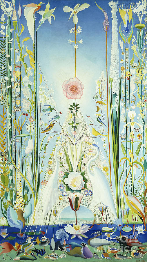 Apotheosis Of The Rose Painting by Joseph Stella