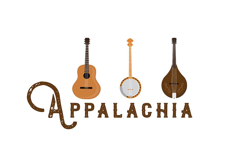 Appalachia Mountain Music White Mountains Digital Art by Heather Applegate
