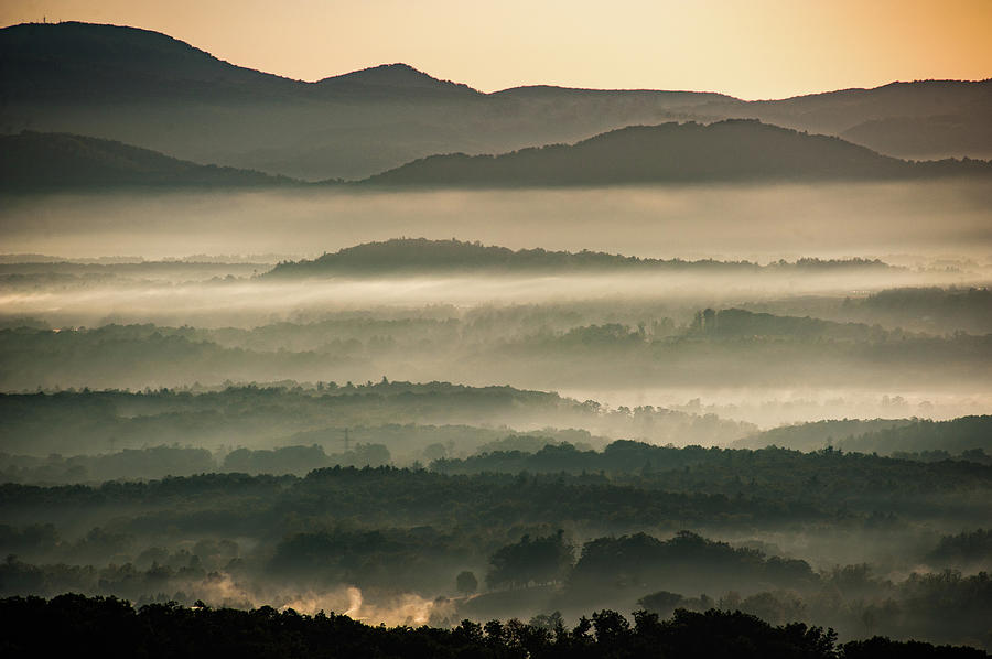 Appalachian Mountains - Blue Ridge Parkway Photograph by David Simchock