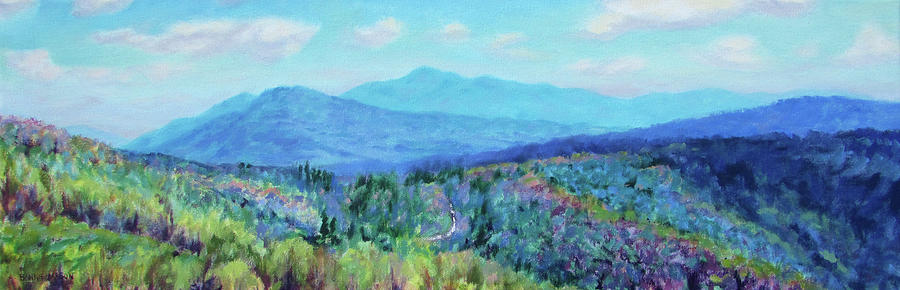 Appalachian Spring - Early Spring in the Mountains of Virginia Painting by Bonnie Mason