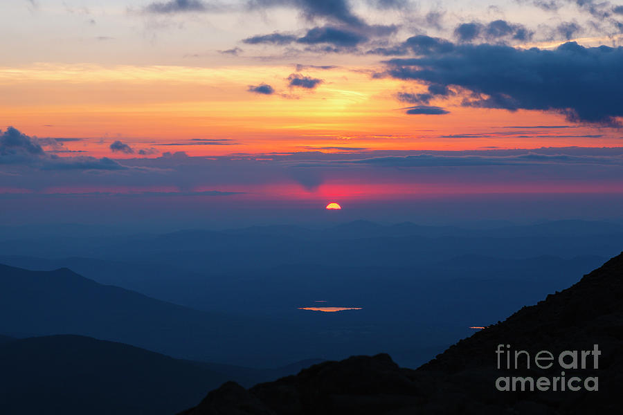 Appalachian Trail, New Hampshire Sunset Photograph by Erin Paul Donovan