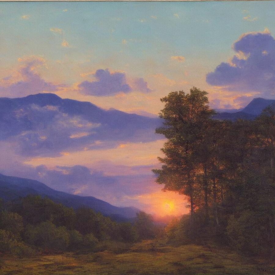 Appalachians Sunrise By Vincent Van Oggh Digital Art by Stable ...