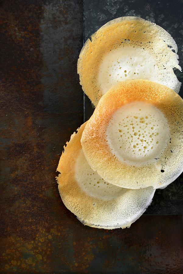 Appams rice Flour Pancakes, Indonesia Photograph by Toni Len
