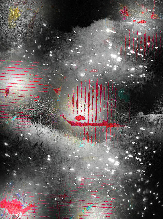 Apparitions With Dots II,26 Digital Art by Cristina Leon