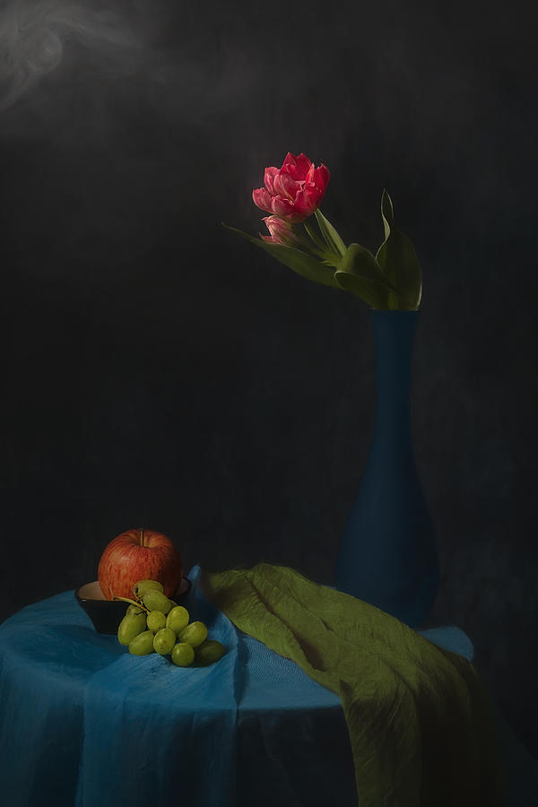 Flower Photograph - Apple & Grape by Lydia Jacobs