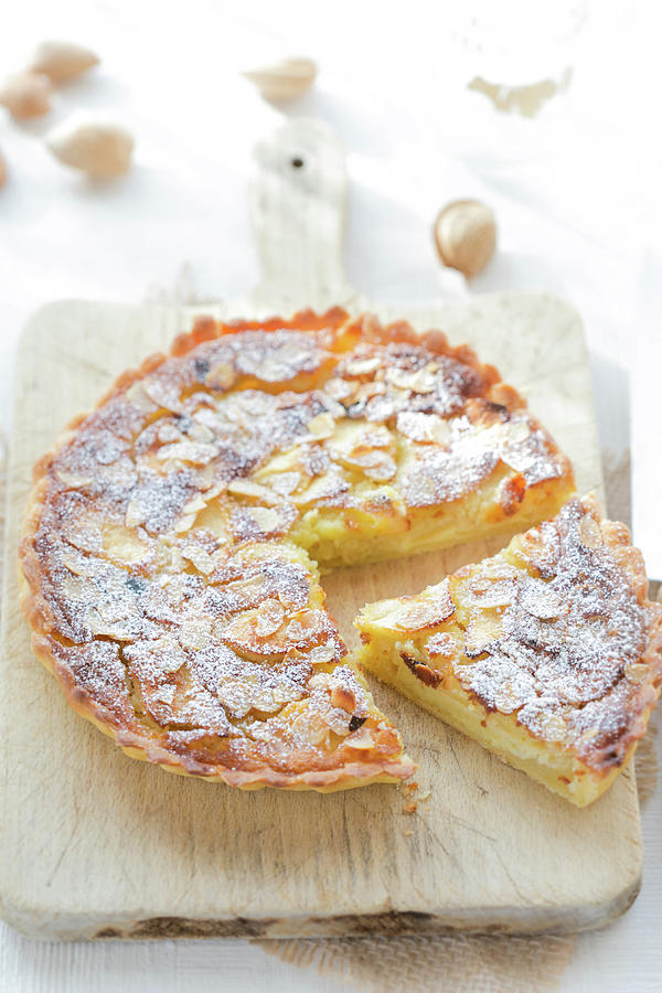 Apple And Almond Sliced Tart Photograph by Gousses De Vanille