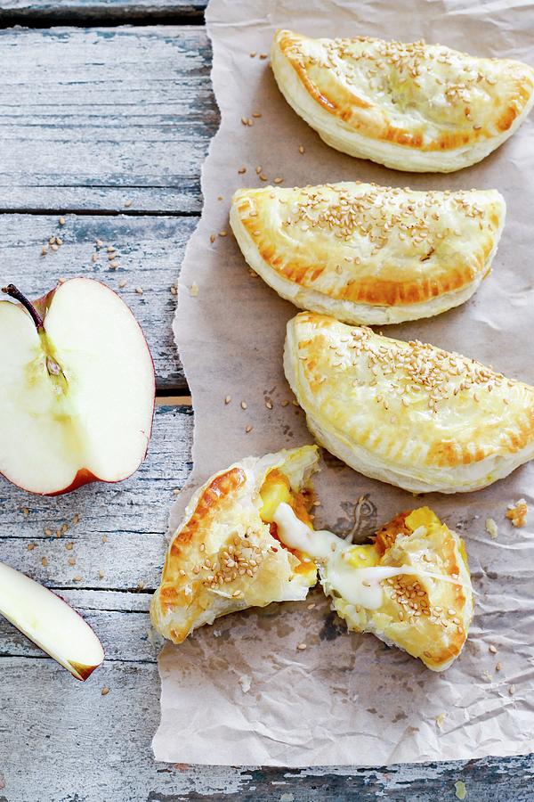Apple And Cheese Turnovers Photograph by Maricruz Avalos Flores