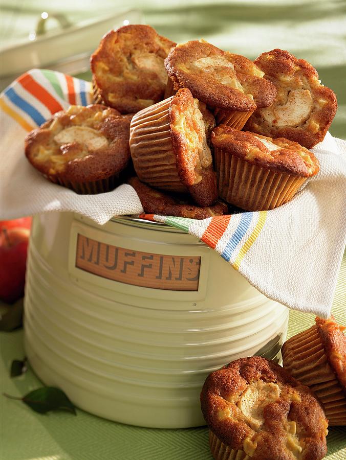 Apple And Cinnamon Muffins Photograph by Sirois