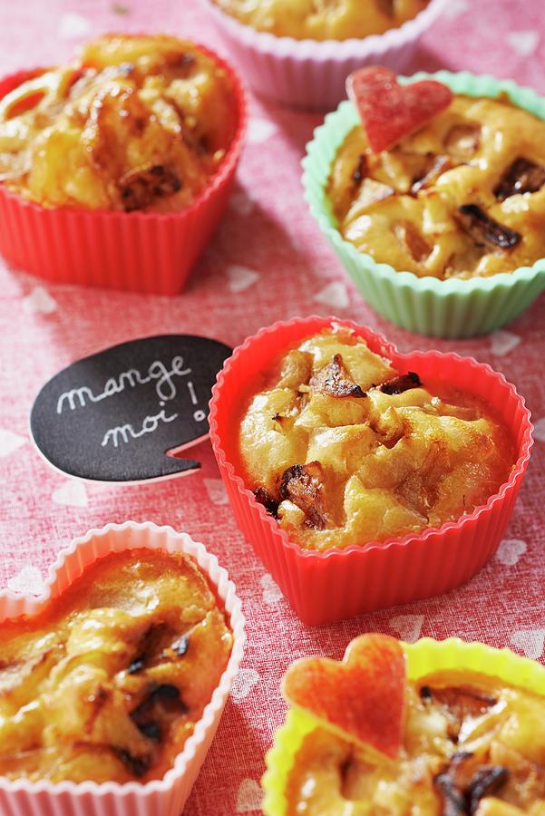 Apple And Coeur De Neufchatel Cheese Muffins Photograph by Barret