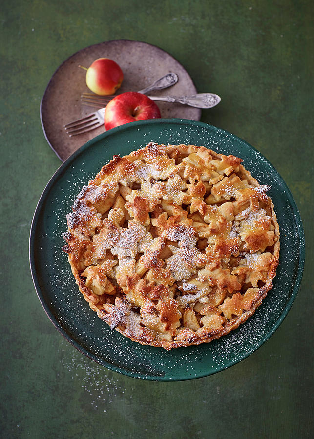 Apple And Pear Cake With Shortbread Topping Photograph by Julia Stockfood Studios / Hoersch