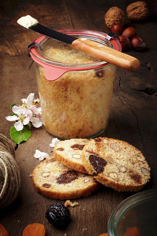 Apple Bread Baked In A Glass Photograph by Bjrn Llf