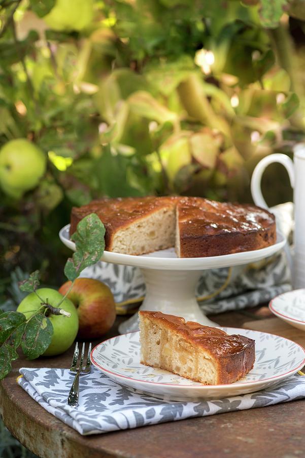 Apple Cake With Syrup Photograph by Winfried Heinze