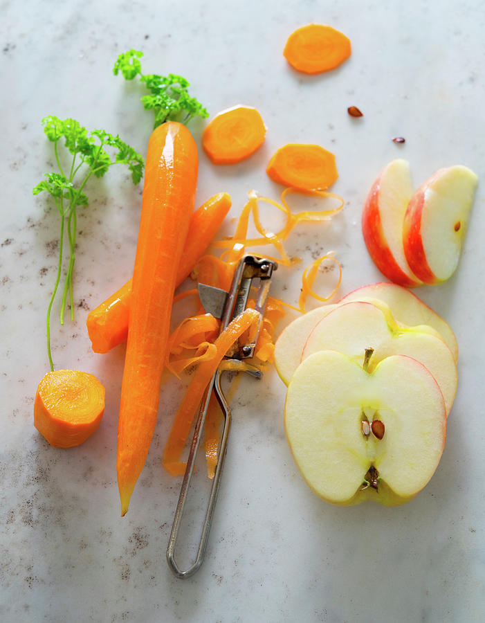 Apple, Carrot And Parsley Photograph by Udo Einenkel