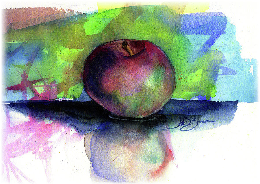 Apple Painting by John D Benson