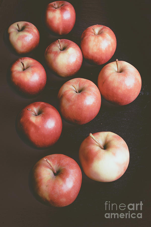 Apple knolling retro Photograph by Marina Usmanskaya