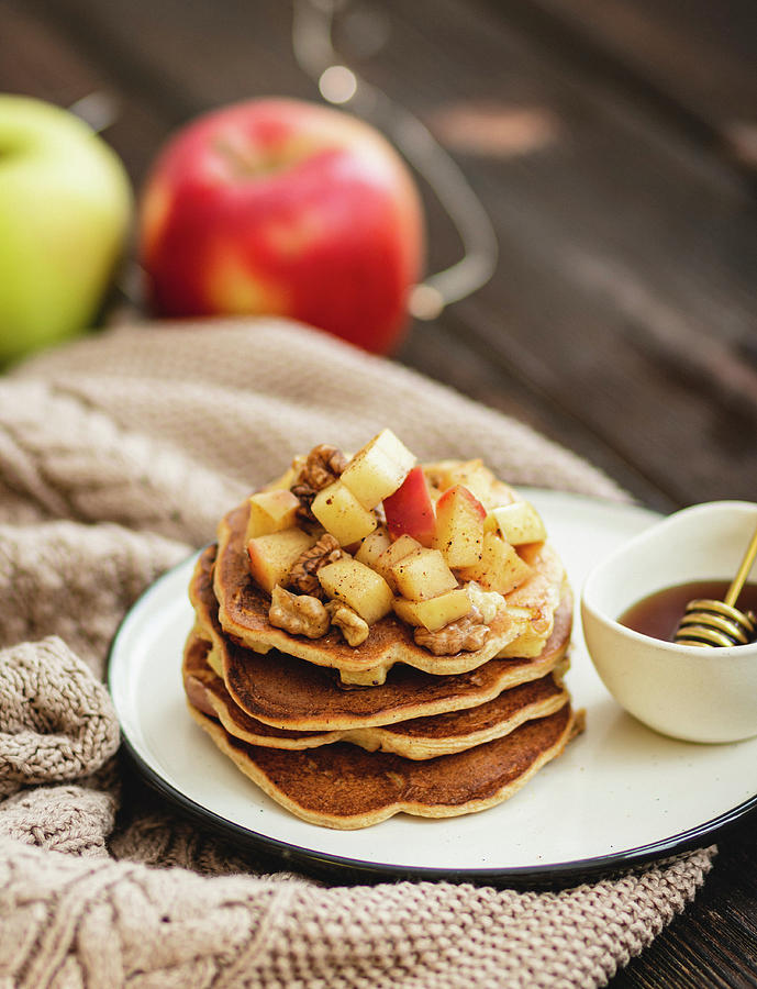 Apple Pancakes Photograph by Monika Rosa