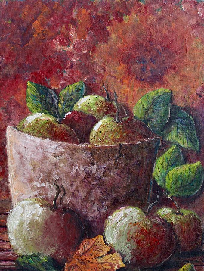Apple picking time Painting by Megan Walsh