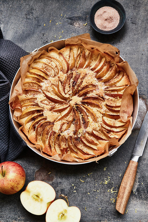 Apple Pie With Cinnamon Sugar Photograph by Brigitte Sporrer