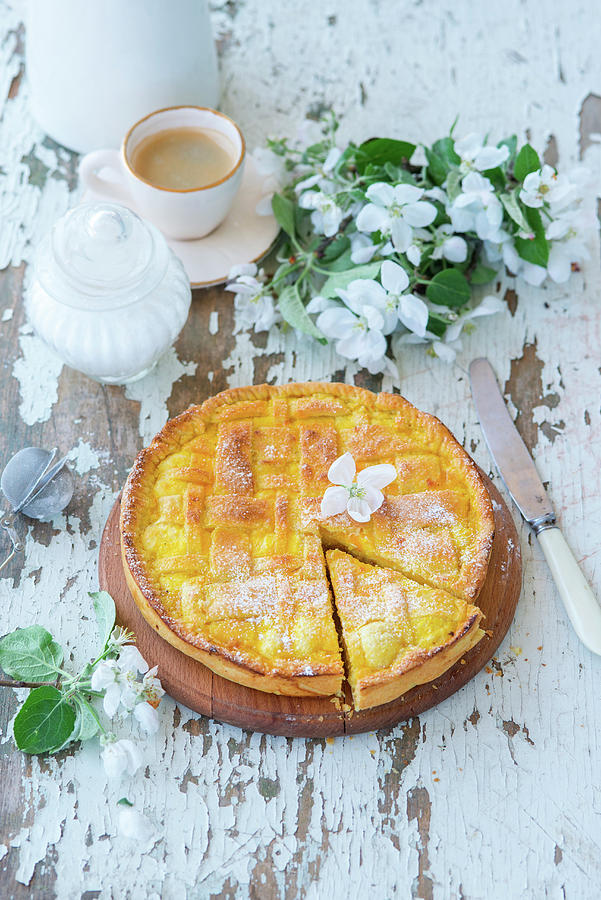 Apple Pie With Cottage Cheese Filling Photograph by Irina Meliukh