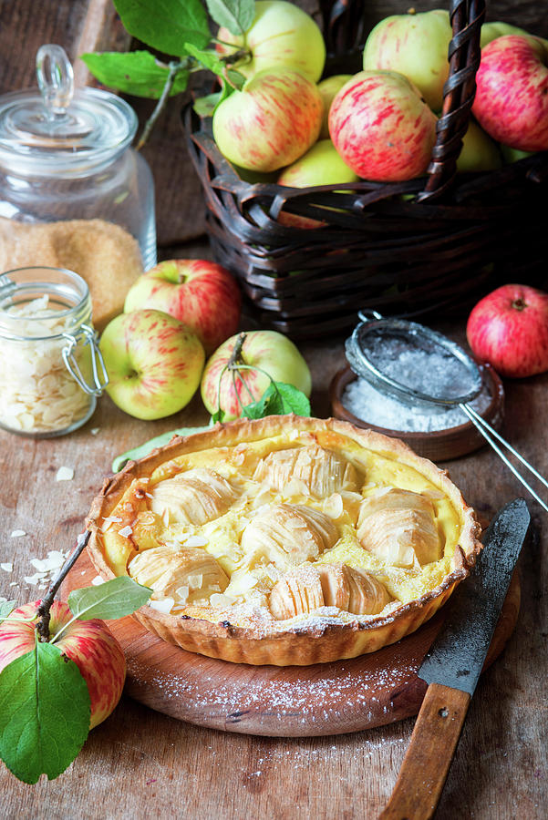 Apple Pie With Quark Filling Photograph by Irina Meliukh