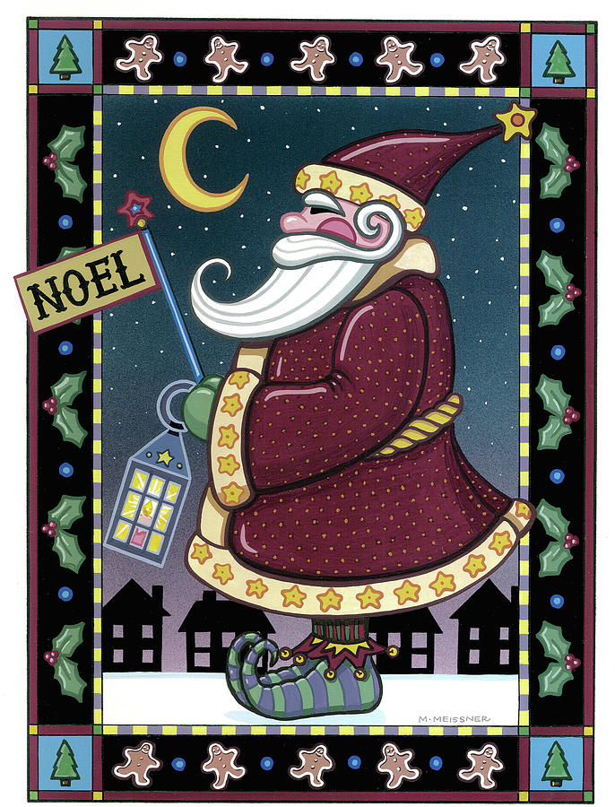 Apple Santa Noel Digital Art by Michele Meissner