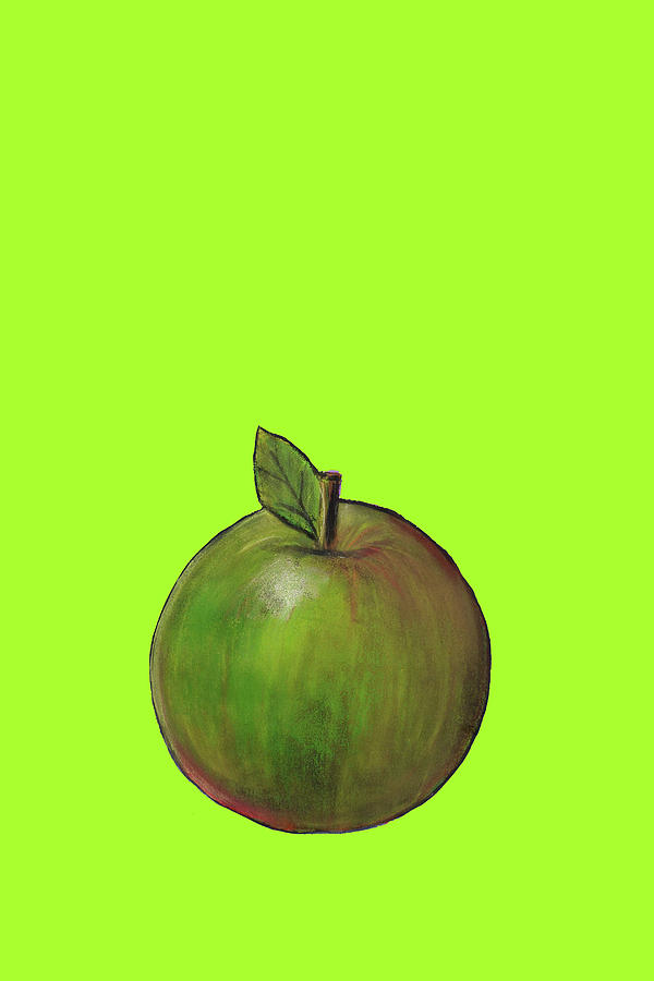 Apple Painting by Sarah Thompson-engels