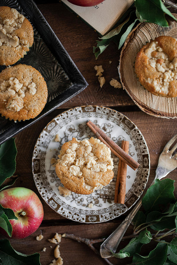 Apple Sauce Crumble Muffins Photograph by Jasmin Lehmann