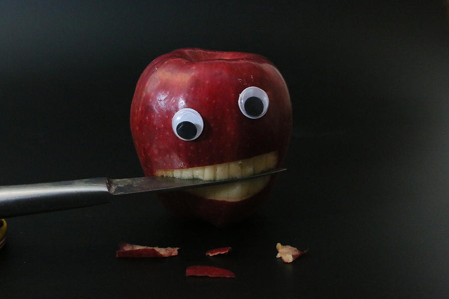 Apple sculpture Photograph by Martin Smith