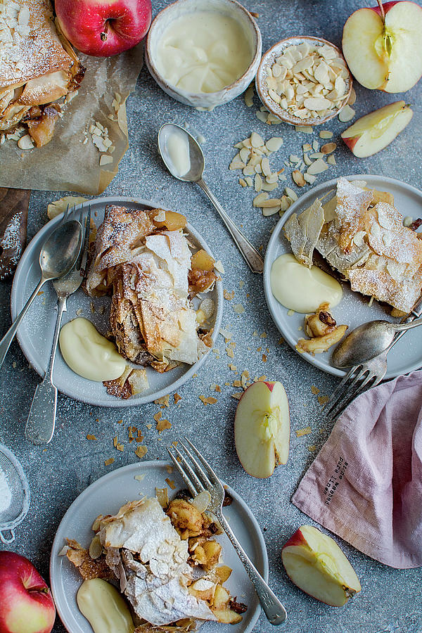 Apple Strudel Photograph by Olimpia Davies