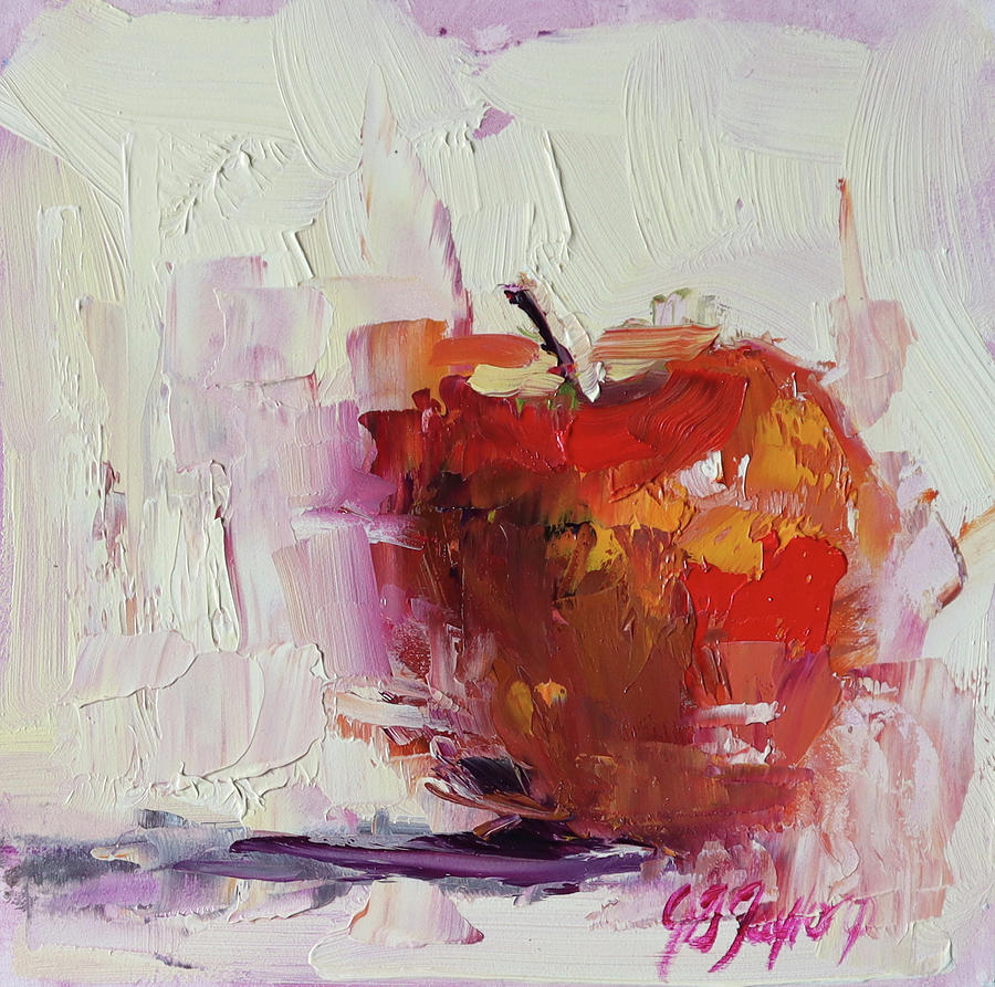 Apple Painting - Apple Study by Jennifer Stottle Taylor