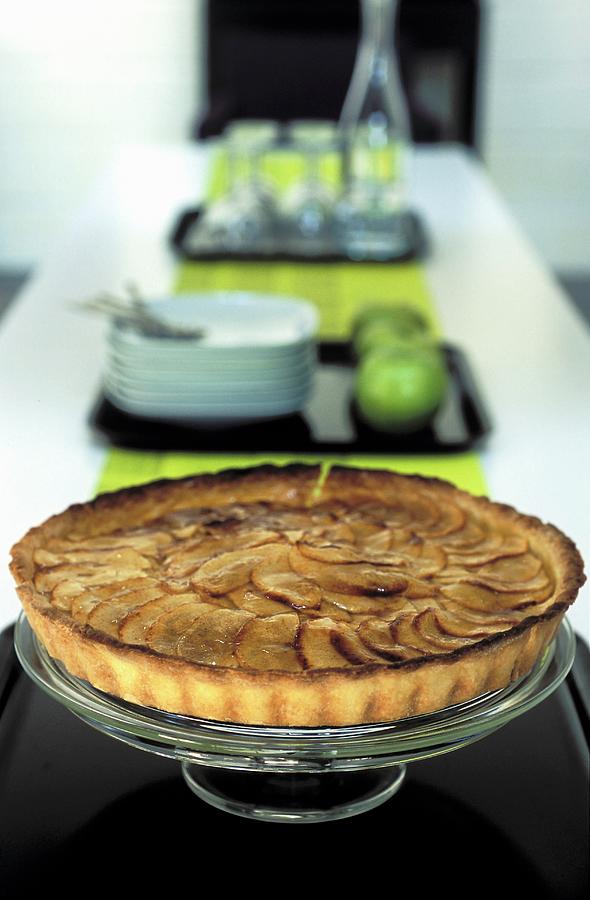 Apple Tart Photograph by Caillaut