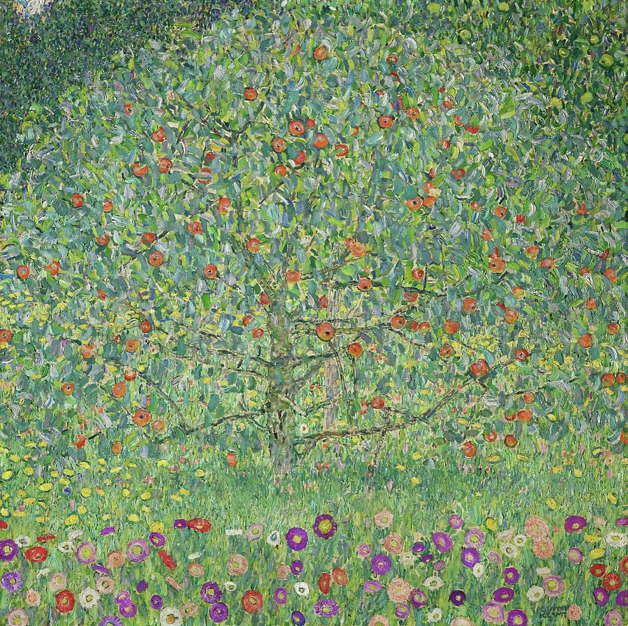 Apple Tree I, 1911 or 1912. Estates of Ferdinand and Adele Bloch-Bauer. Painting by Gustav Klimt -1862-1918-