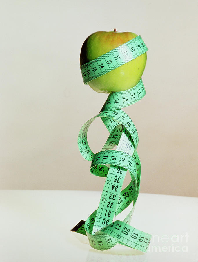 Apple With Tape Measure Photograph by Oscar Burriel/science Photo Library
