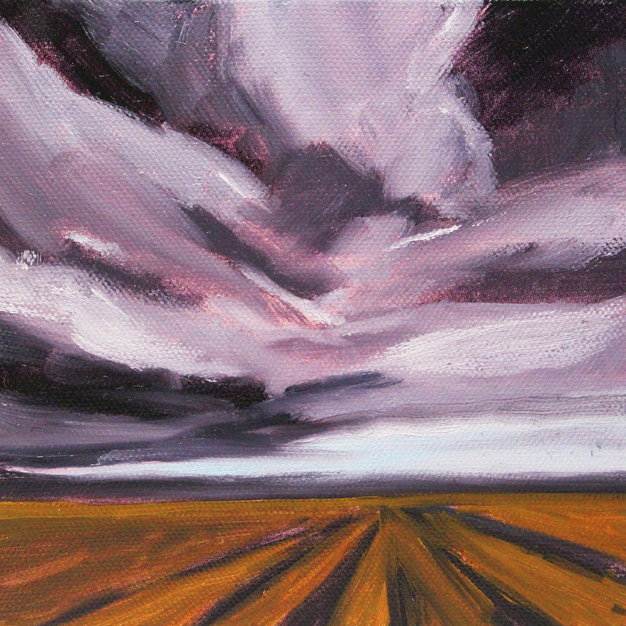 Approaching Storm Painting by Nancy Merkle