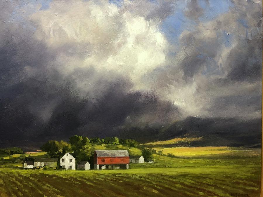 Approaching Storm- two Painting by Milan Melicharek - Fine Art America