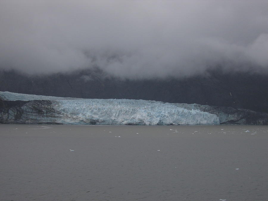 Glacier covered in Fog Photograph by Patricia Caron
