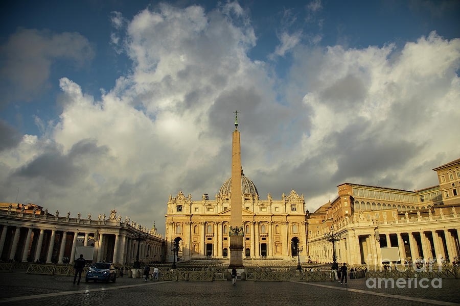 Approaching the Vatican Rome Photograph by Wayne Moran