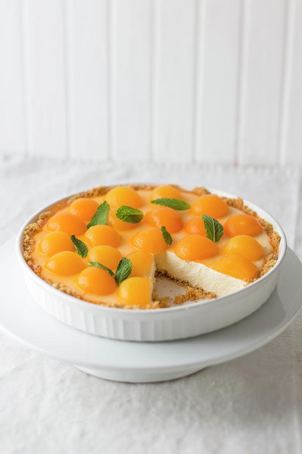 Apricot Cheesecake Photograph by Great Stock!