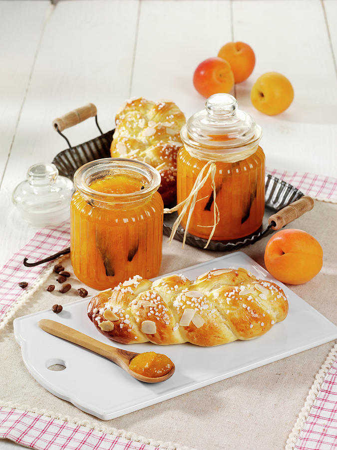 Apricot Jam With Vanilla Photograph by Stockfood Studios / Photoart