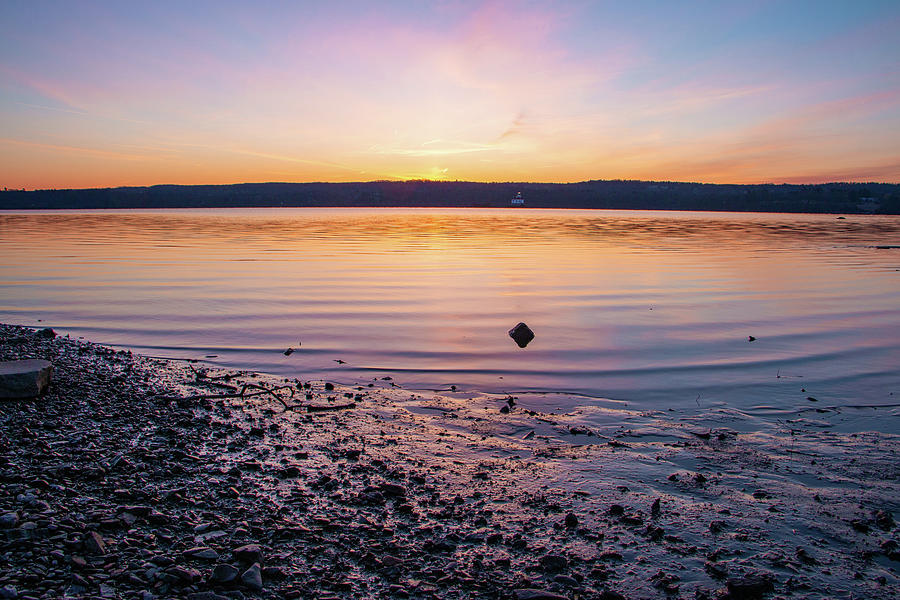 Hudson River Photograph - April Dawn on the Hudson River II by Jeff Severson Hudson River Photograph - April Dawn on the Hudson River II by Jeff Severson