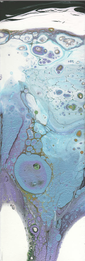 Abstract Painting - Aqua Aura by Pamela A. Johnson