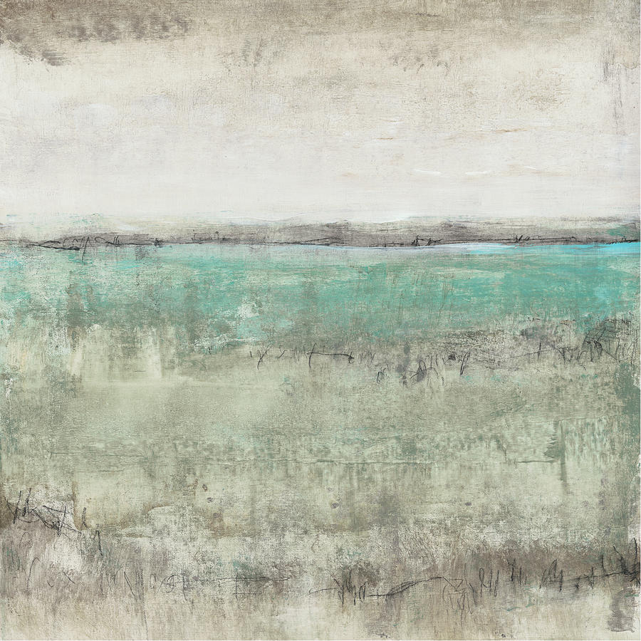 Aqua Horizon I Painting by Tim Otoole