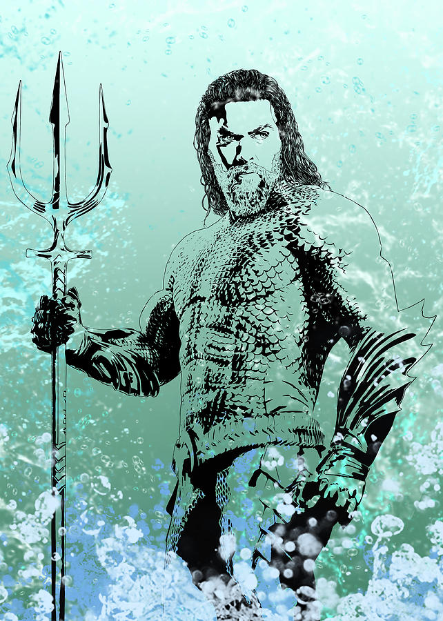 Aquaman Digital Art by Andrea Dalla Bona - Fine Art America